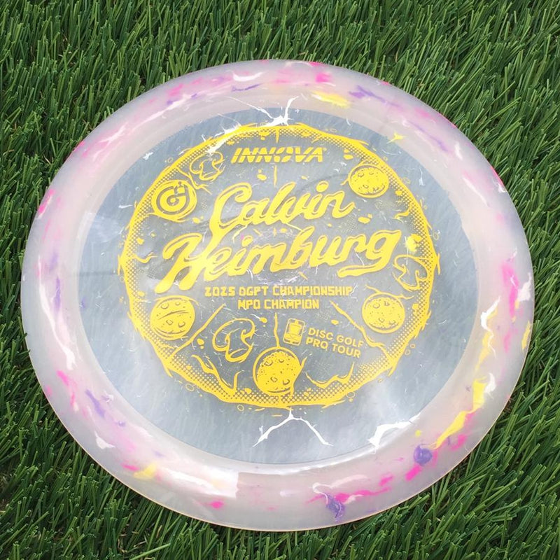 Innova Champion Party Time Destroyer with Calvin Heimburg 2025 DGPT MPO Champion Stamp- 175.4 Varies