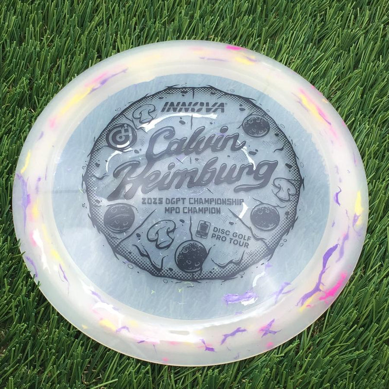 Innova Champion Party Time Destroyer with Calvin Heimburg 2025 DGPT MPO Champion Stamp- 175.54 Varies