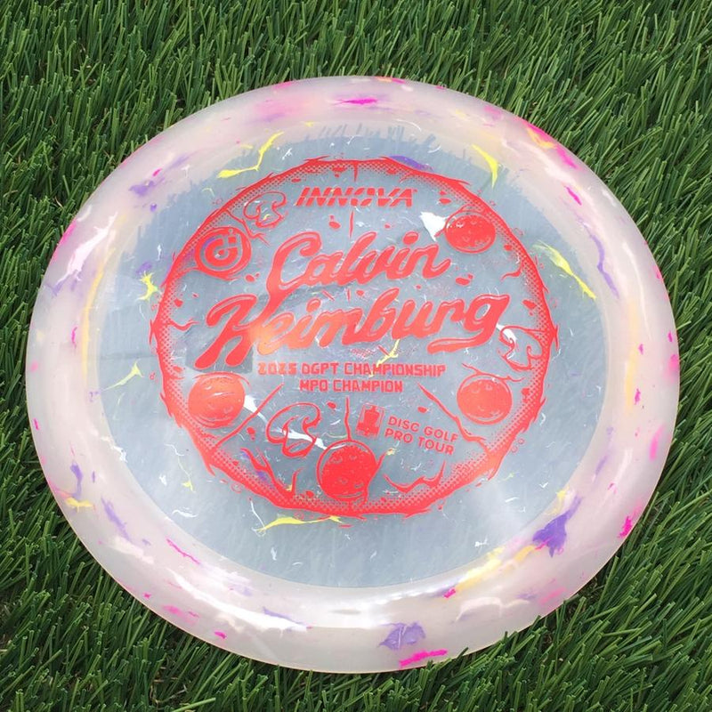 Innova Champion Party Time Destroyer with Calvin Heimburg 2025 DGPT MPO Champion Stamp- 175.25 Varies