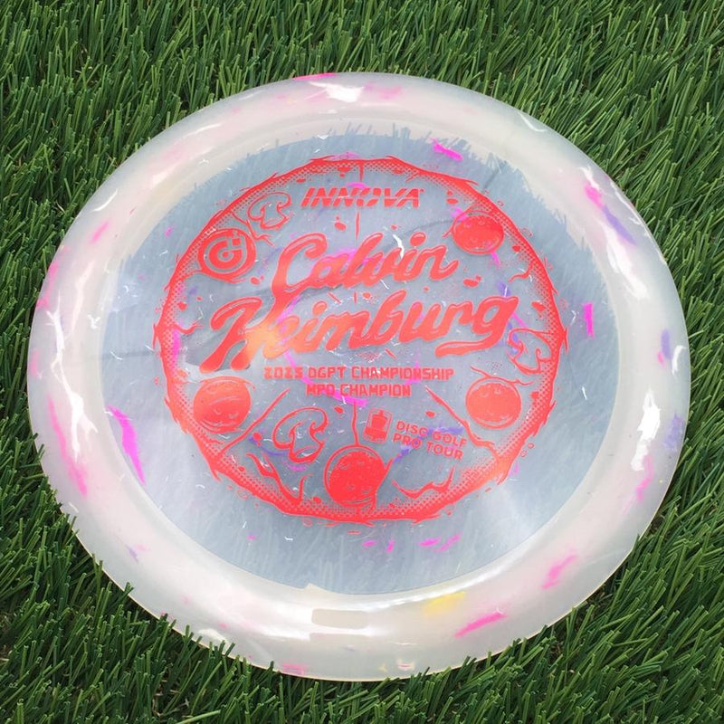 Innova Champion Party Time Destroyer with Calvin Heimburg 2025 DGPT MPO Champion Stamp- 175.35 Varies