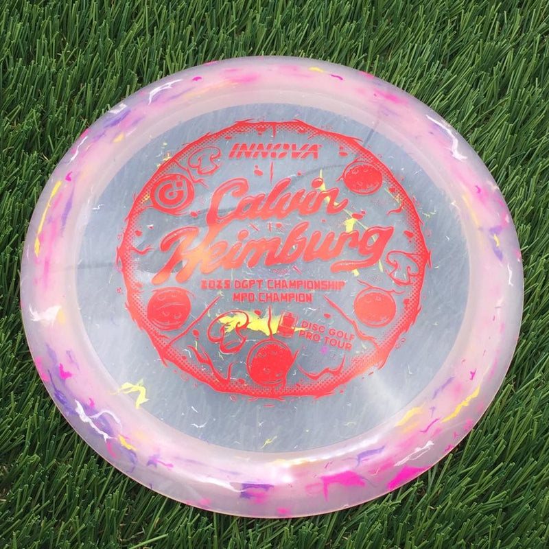 Innova Champion Party Time Destroyer with Calvin Heimburg 2025 DGPT MPO Champion Stamp- 175.49 Varies