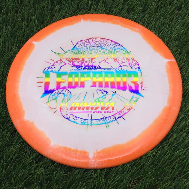 Innova Halo Star Leopard3 with Burst Logo Stock Stamp- 151.65 Orange