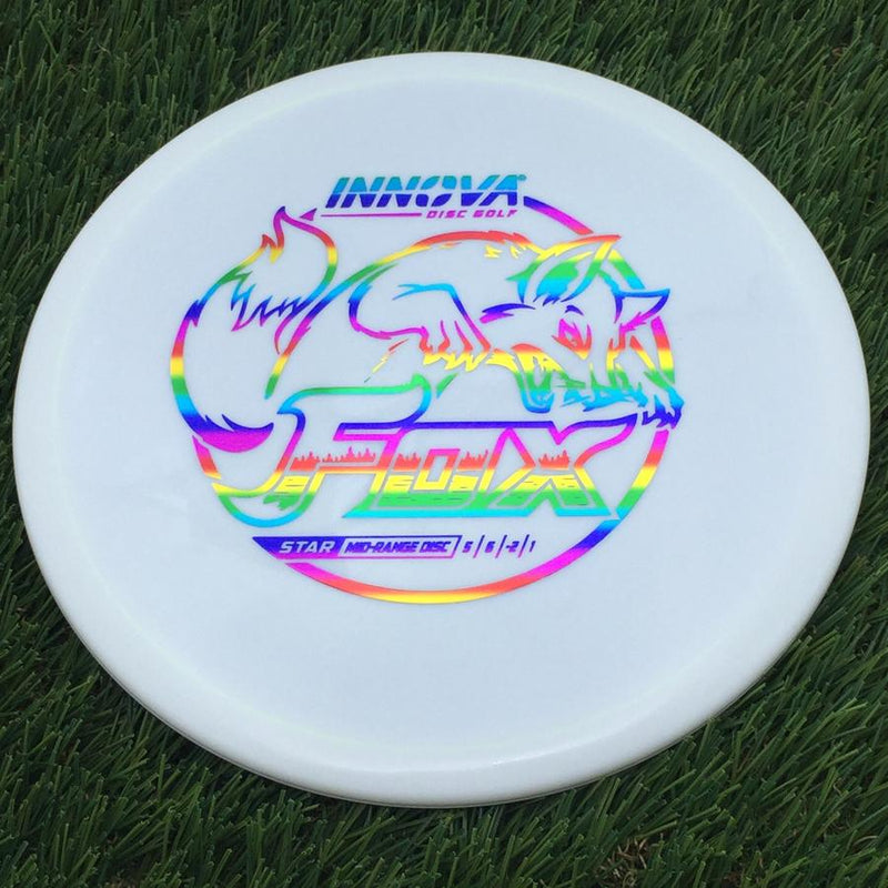 Innova Star Fox with Burst Logo Stock Stamp- 168.12 White