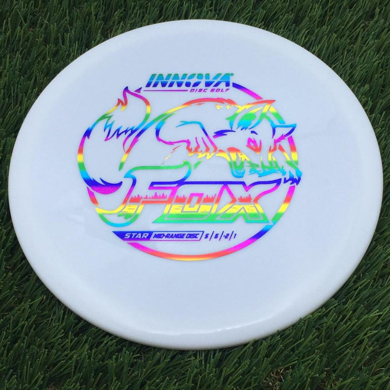 Innova Star Fox with Burst Logo Stock Stamp- 174.71 White