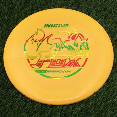 Innova Star Fox with Burst Logo Stock Stamp- 170.58 Orange