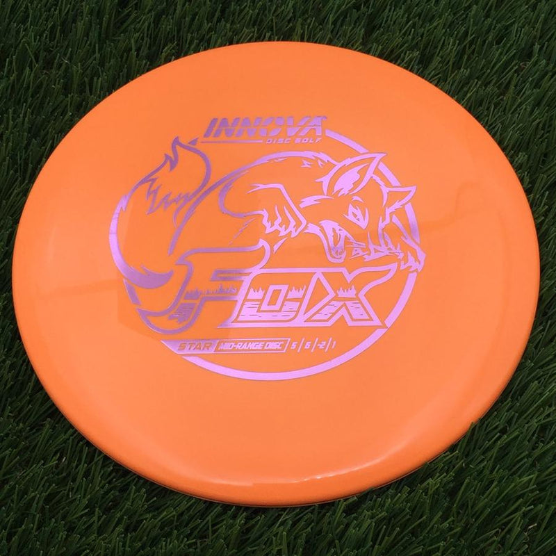 Innova Star Fox with Burst Logo Stock Stamp- 168.07 Orange