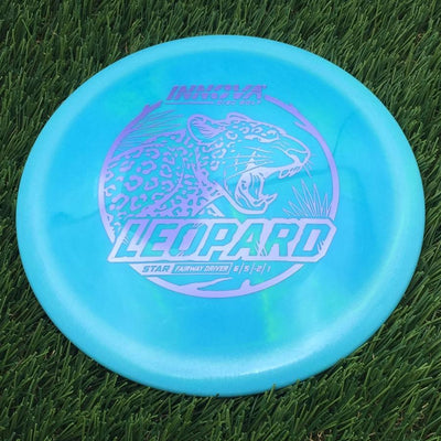 Innova Star Leopard with Burst Logo Stock Stamp- 148.63 Blue
