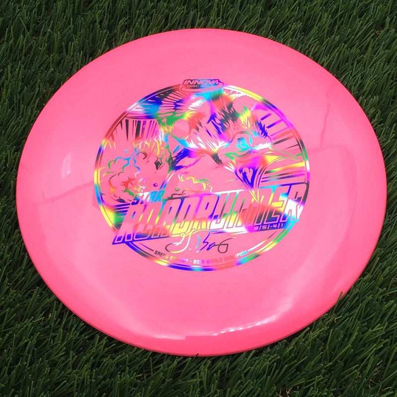 Innova Star Roadrunner with Gregg Barsby - 2018 World Champion with Burst Logo Stamp- 174.77 Pink