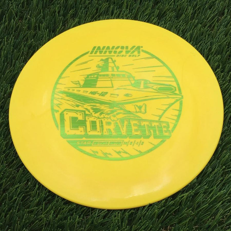 Innova Star Corvette with Burst Logo Stock Stamp- 147.18 Yellow