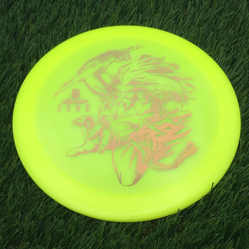Discraft Big Z Collection Zeus with Big Z Stock Stamp with Inside Rim Embossed PM Paul McBeth Stamp- 169 Yellow