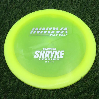 Innova Champion Champion Shryke with Burst Logo Stock Stamp- 156 Yellow