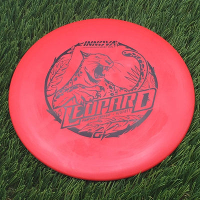 Innova Gstar Leopard with Burst Logo Stock Stamp- 165 Red