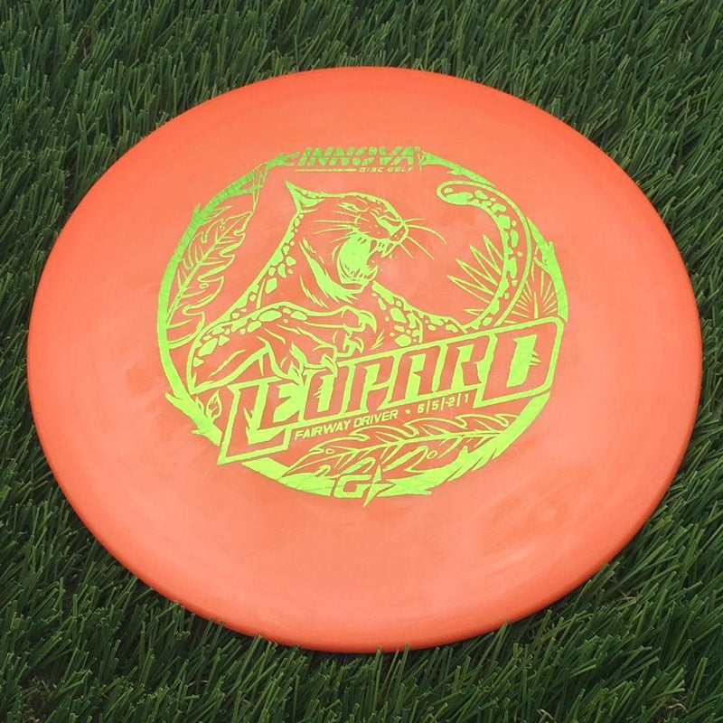 Innova Gstar Leopard with Burst Logo Stock Stamp- 168 Orange