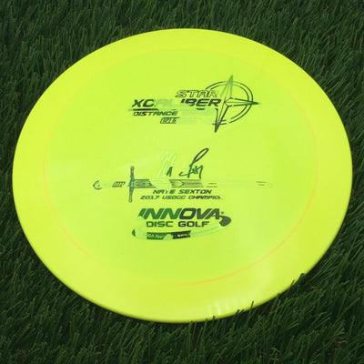 Innova Star Xcaliber with Nate Sexton 2017 USDGC Champion - Sexcaliber Stamp- 170 Yellow