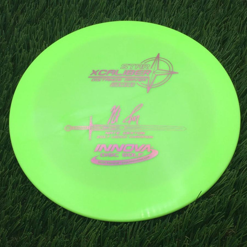 Innova Star Xcaliber with Nate Sexton 2017 USDGC Champion - Sexcaliber Stamp- 170 Green
