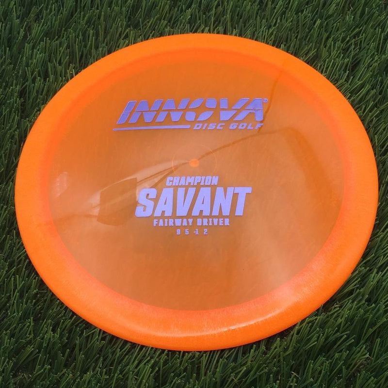 Innova Champion Savant with Burst Logo Stock Stamp- 158 Orange