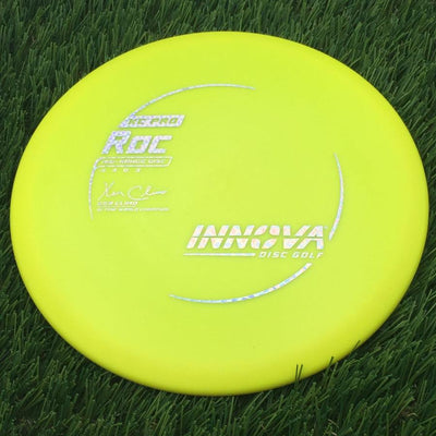 Innova Pro KC Roc with Ken Climo 12 Time World Champion Burst Logo Stamp- 159 Yellow