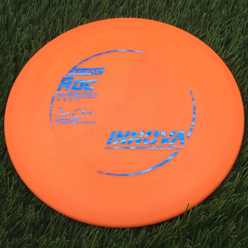 Innova Pro KC Roc with Ken Climo 12 Time World Champion Burst Logo Stamp- 162 Orange