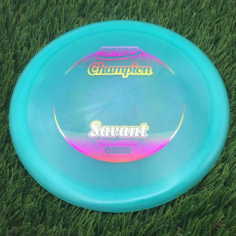 Innova Champion Savant with Circle Fade Stock Stamp- 169 Blue