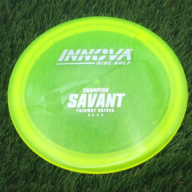 Innova Champion Savant with Burst Logo Stock Stamp- 175 Yellow