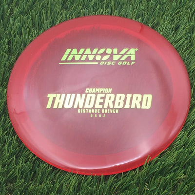 Innova Champion Thunderbird with Burst Logo Stock Stamp- 171 Red