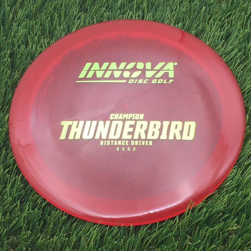 Innova Champion Thunderbird with Burst Logo Stock Stamp- 171 Red
