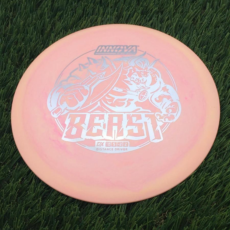 Innova DX Beast with Burst Logo Stock Stamp- 133.21 Orange