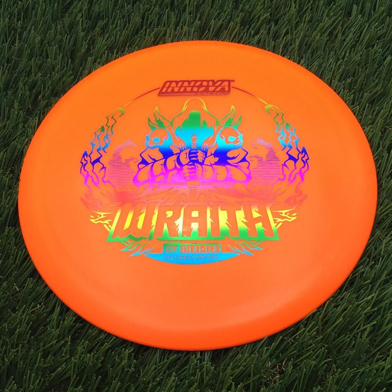 Innova DX Wraith with Burst Logo Stock Stamp- 167.59 Orange