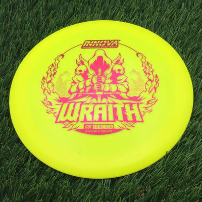 Innova DX Wraith with Burst Logo Stock Stamp- 173.7 Yellow