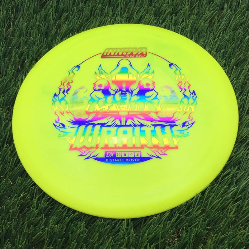 Innova DX Wraith with Burst Logo Stock Stamp- 168.33 Yellow