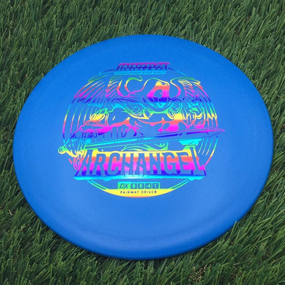 Innova DX Archangel with Burst Logo Stock Stamp- 171.4 Blue