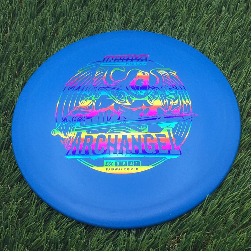 Innova DX Archangel with Burst Logo Stock Stamp- 171.4 Blue