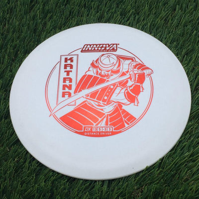 Innova DX Katana with Burst Logo Stock Stamp- 169.03 White