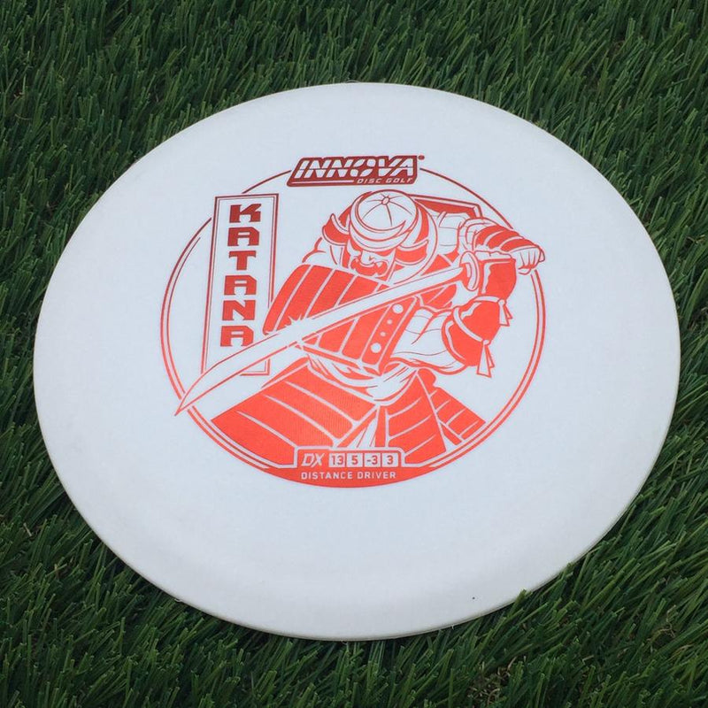 Innova DX Katana with Burst Logo Stock Stamp- 169.03 White