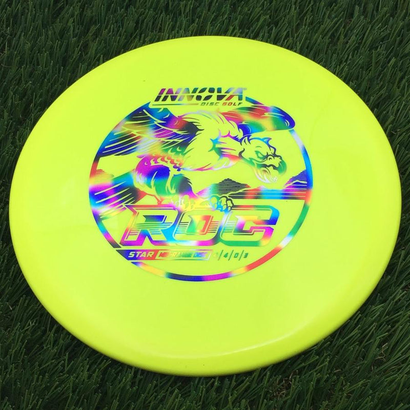 Innova Star Roc with Burst Logo Stock Stamp- 176.43 Yellow