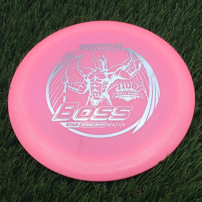 Innova Star Boss with Burst Logo Stock 1108 Feet World Record Stamp- 171.2 Pink