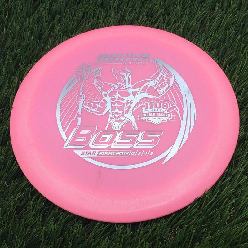 Innova Star Boss with Burst Logo Stock 1108 Feet World Record Stamp- 171.2 Pink