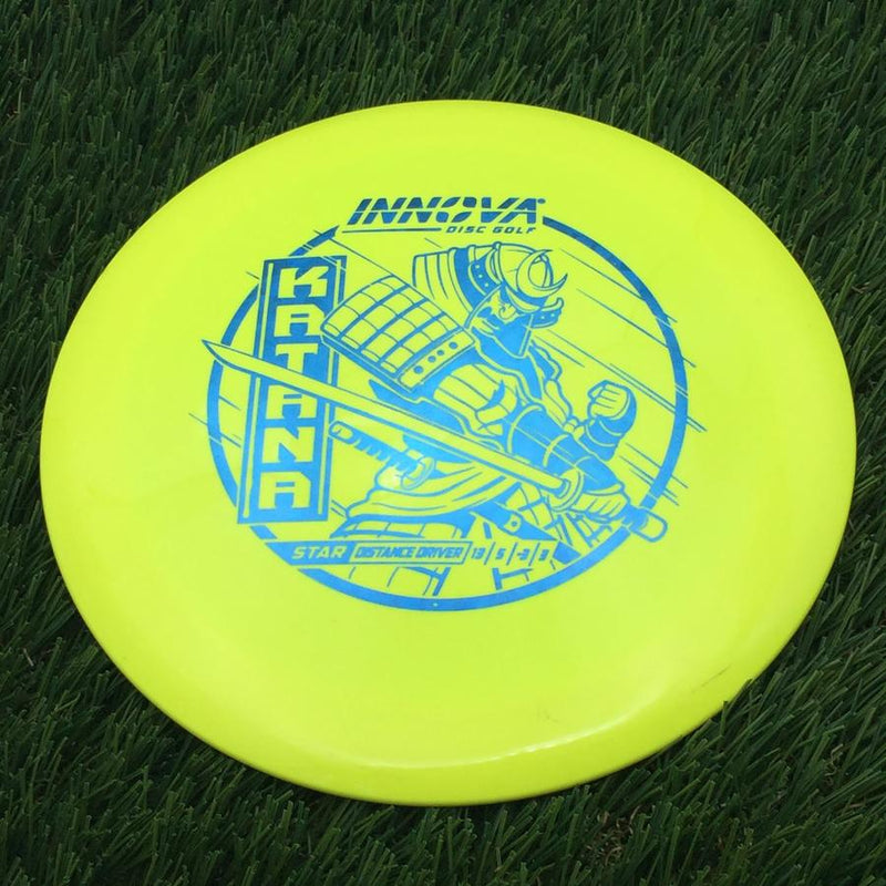 Innova Star Katana with Burst Logo Stock Stamp- 173.63 Yellow