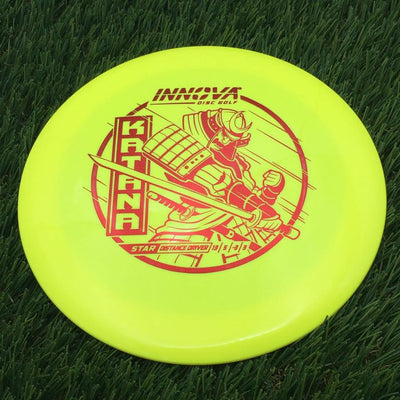 Innova Star Katana with Burst Logo Stock Stamp- 172.22 Yellow