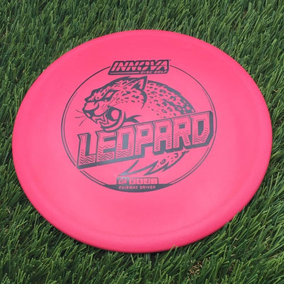 Innova DX Leopard with Burst Logo Stock Stamp- 145.84 Red