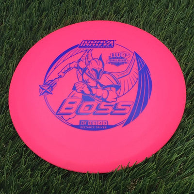 Innova DX Boss with 1108 Feet World Record Distance Model Stamp- 172.76 Pink