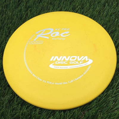 Innova Pro KC Roc with Ken Climo 12x PDGA World Disc Golf Champion Stamp- 175.49 Yellow
