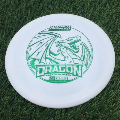 Innova DX Dragon with Burst Logo Stock Stamp- 158.66 White