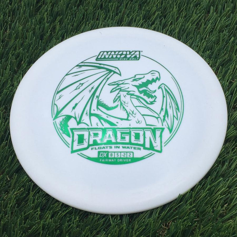 Innova DX Dragon with Burst Logo Stock Stamp- 158.66 White
