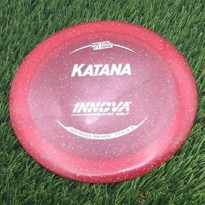 Innova Champion Metal Flake Katana with Burst Logo Stock Stamp- 176.1 Red