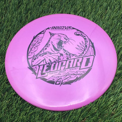 Innova Gstar Leopard with Burst Logo Stock Stamp- 174.43 Purple