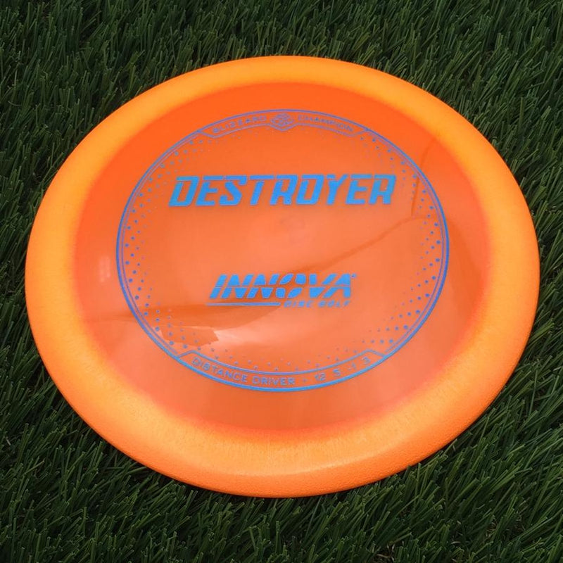 Innova Champion Blizzard Destroyer with Burst Logo Stock Stamp- 136.89 Orange