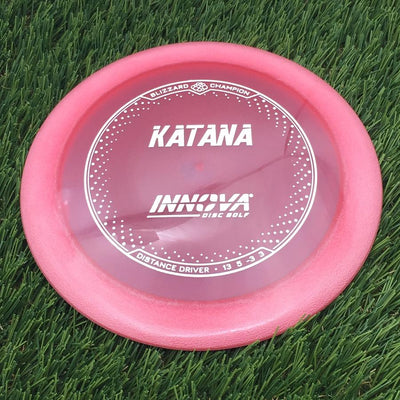 Innova Champion Blizzard Katana with Burst Logo Stock Stamp- 147.53 Pink