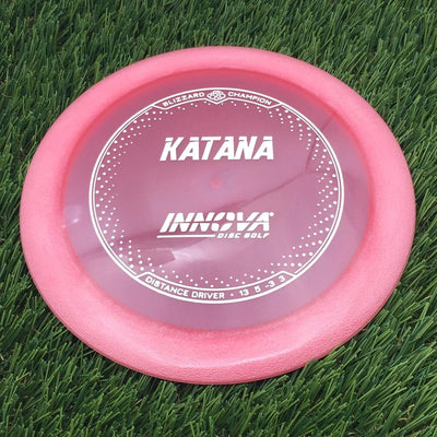 Innova Champion Blizzard Katana with Burst Logo Stock Stamp- 147.85 Pink