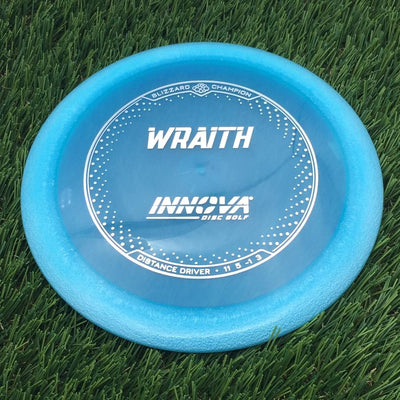 Innova Champion Blizzard Wraith with Burst Logo Stock Stamp- 139.27 Blue